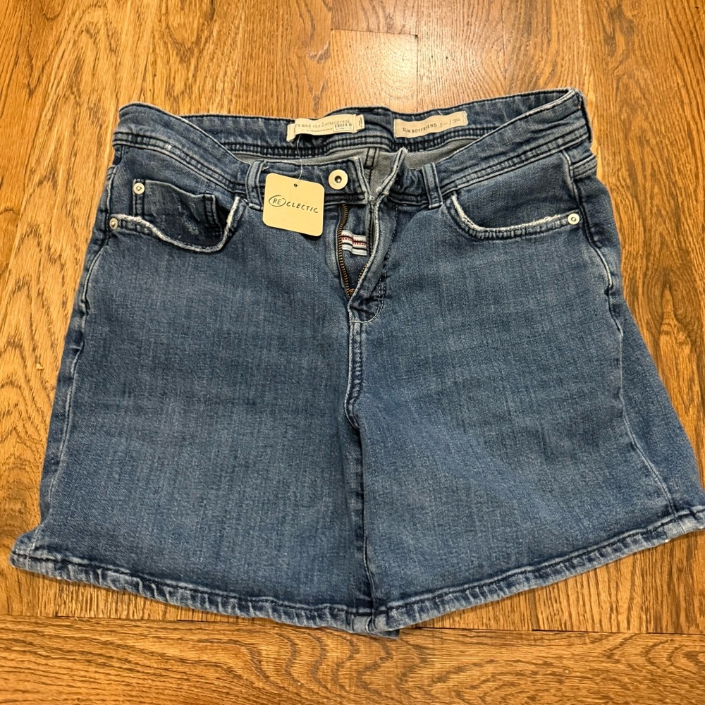 Pilcro from Anthro Slim Boyfriend shorts